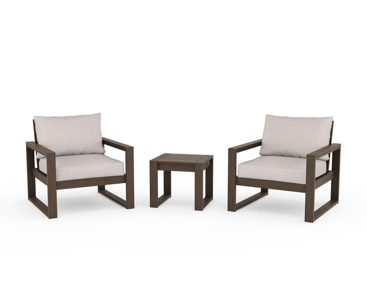 POLYWOOD® EDGE Sectional 3-Piece Deep Seating Set