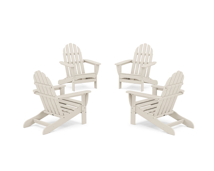 POLYWOOD® 4-Piece Classic Adirondack Conversation Set
