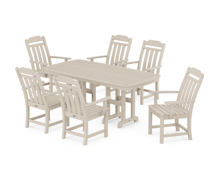 Country Living Cottage Arm Chair 7-Piece Dining Set
