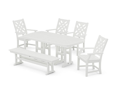 Wovendale 6-Piece Farmhouse Dining Set with Bench