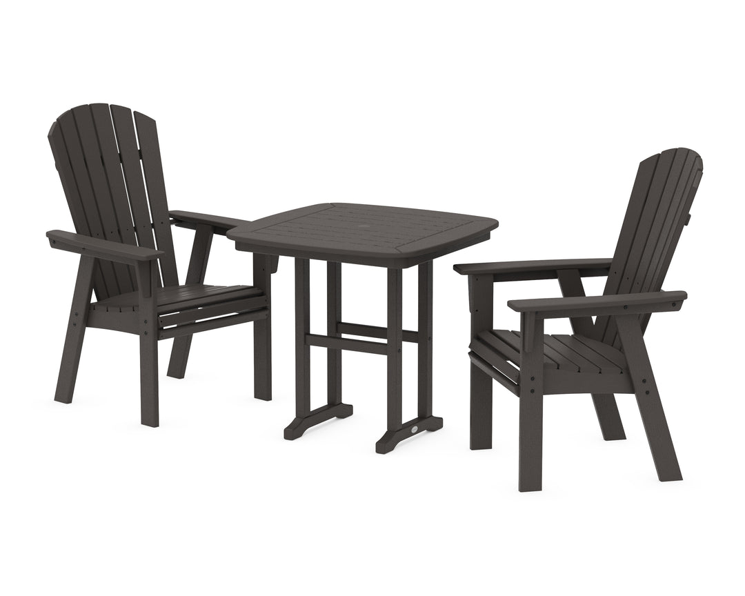 POLYWOOD® Nautical Adirondack 3-Piece Dining Set