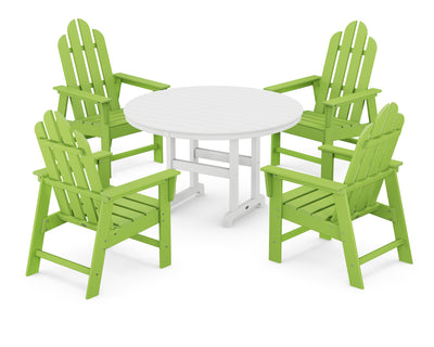 Long Island 5-Piece Round Farmhouse Dining Set