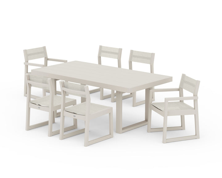 POLYWOOD® EDGE Sling 7-Piece Dining Set