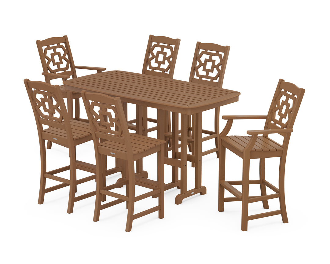 Martha Stewart by POLYWOOD® Chinoiserie 7-Piece Bar Set