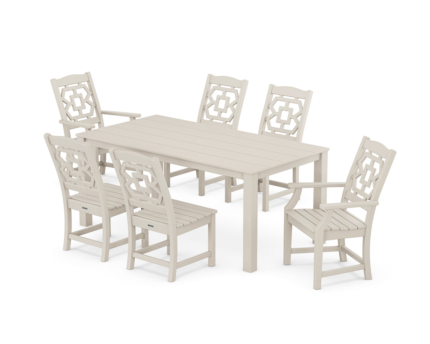 Chinoiserie 7-Piece Parsons Dining Set