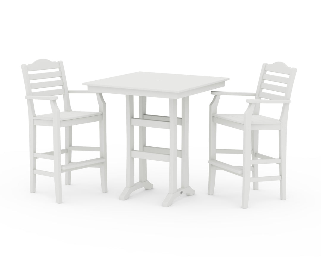 Draper James™ by  POLYWOOD® Savannah 3-Piece Farmhouse Bar Set with Trestle Legs