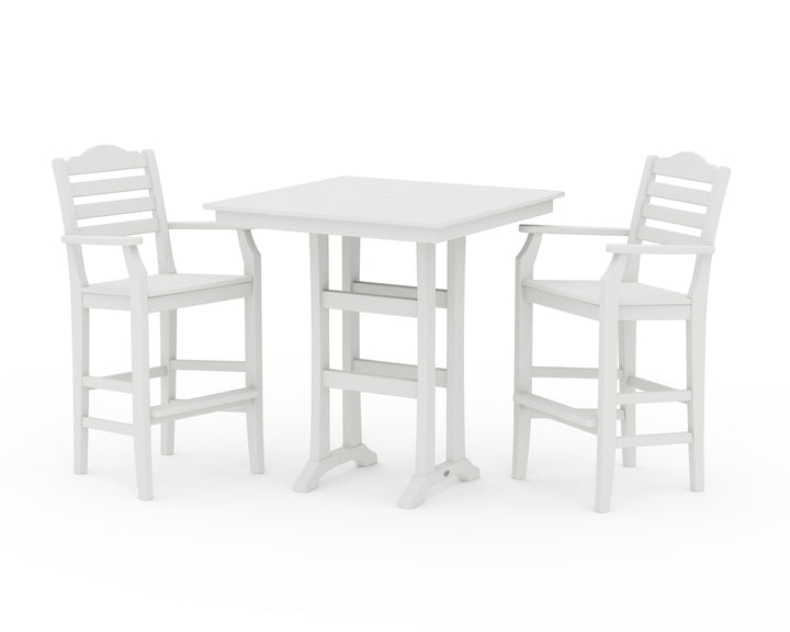 Draper James™ by  POLYWOOD® Savannah 3-Piece Farmhouse Bar Set with Trestle Legs