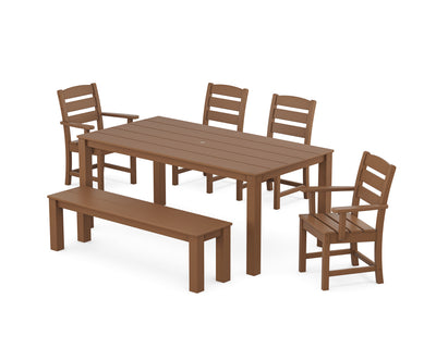 Lakeside 6-Piece Parsons Dining Set with Bench