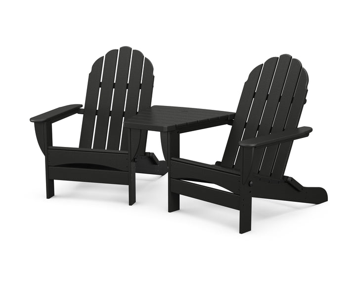 POLYWOOD® Classic Oversized Adirondacks with Angled Connecting Table
