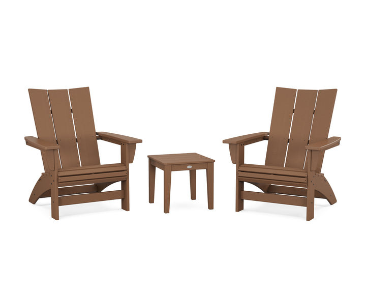 POLYWOOD® 3-Piece Modern Grand Adirondack Set