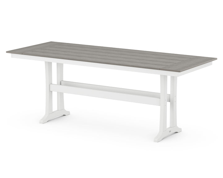 POLYWOOD® Farmhouse Trestle 38” x 96” Counter Table