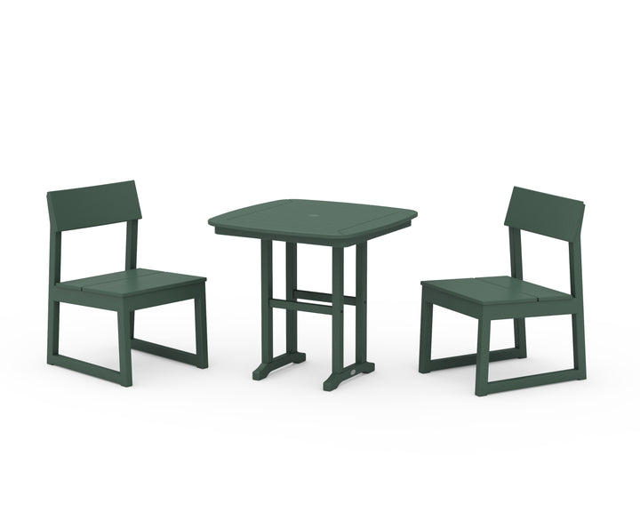 POLYWOOD® EDGE Side Chair 3-Piece Dining Set