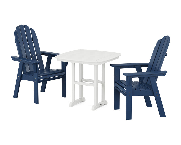 POLYWOOD® Vineyard Adirondack 3-Piece Dining Set
