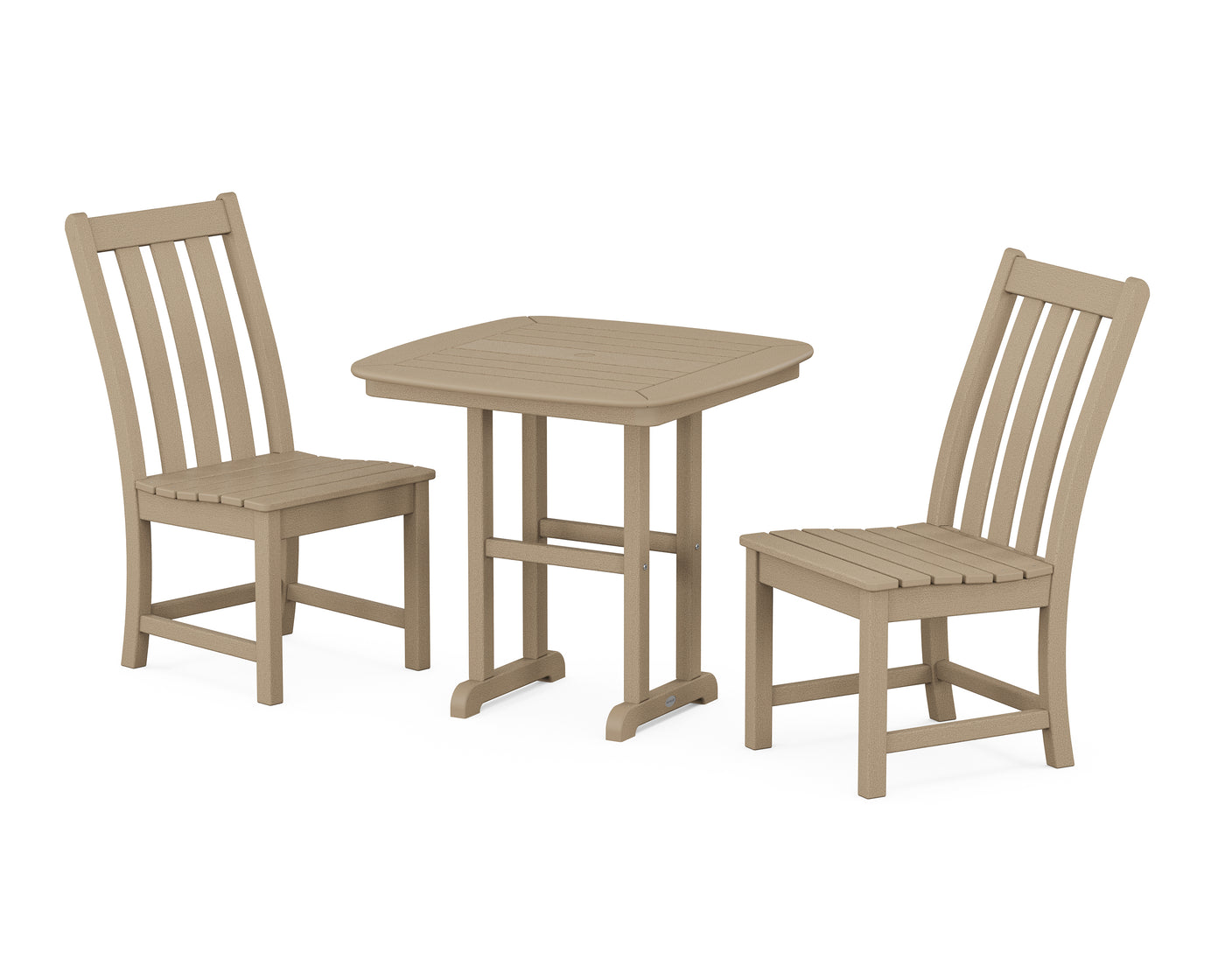 Vineyard Side Chair 3-Piece Dining Set