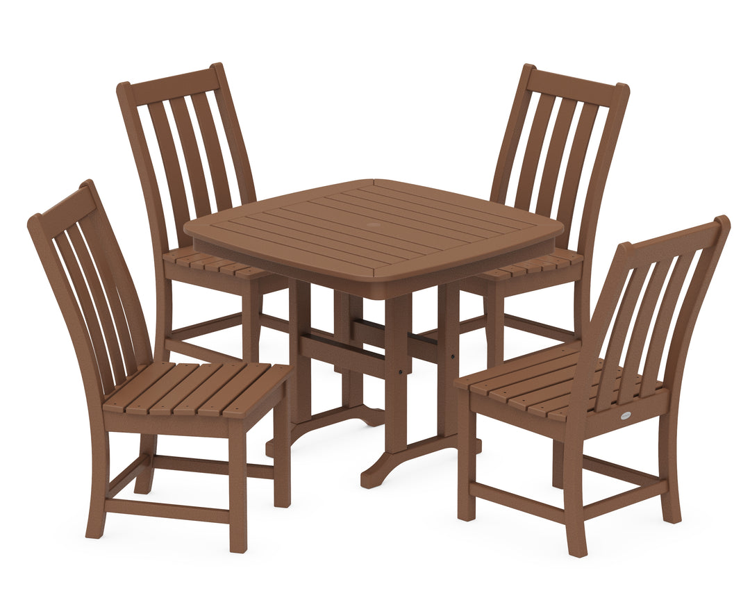 POLYWOOD® Vineyard 5-Piece Side Chair Dining Set