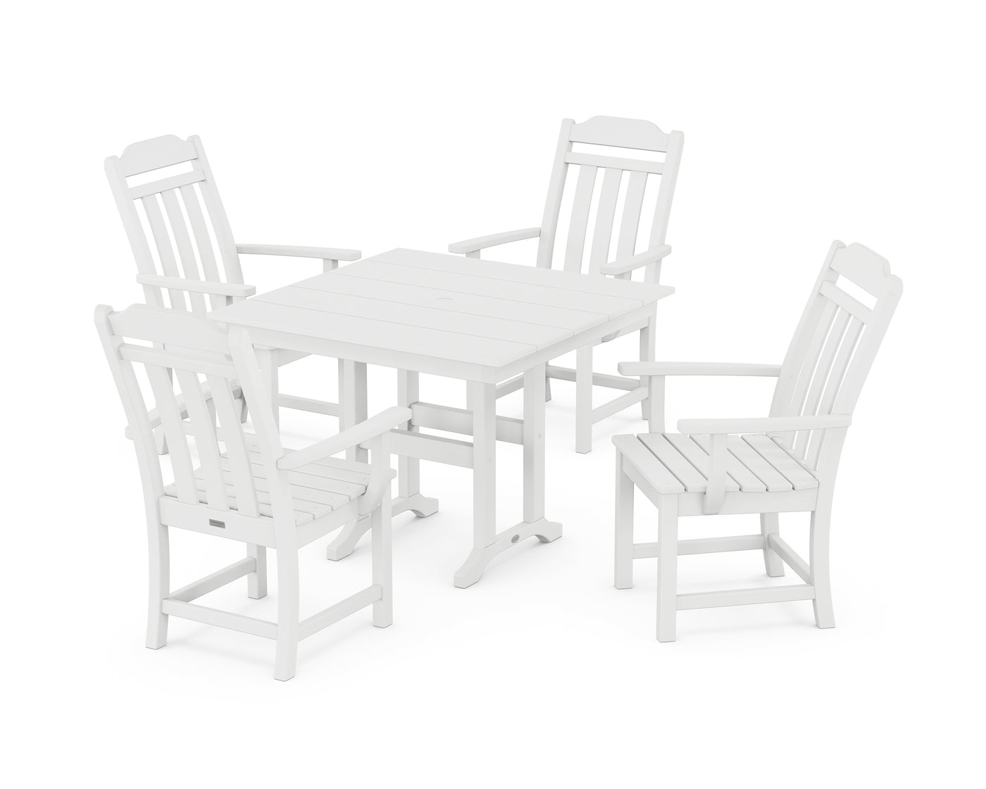 Cottage 5-Piece Farmhouse Dining Set