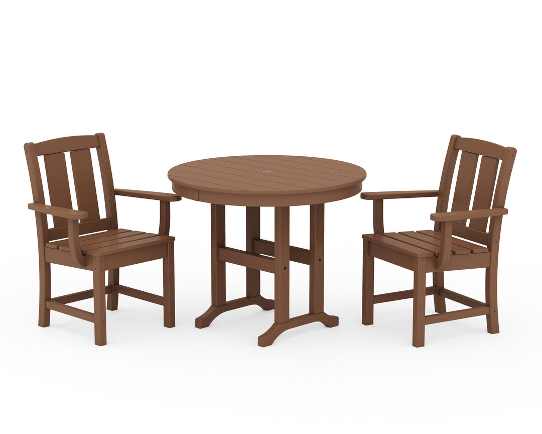 POLYWOOD® Mission 3-Piece Farmhouse Dining Set