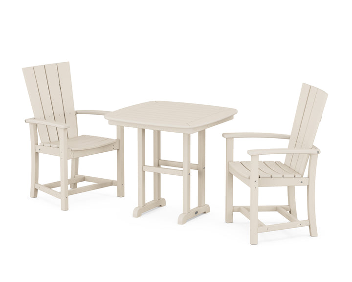 POLYWOOD® Quattro 3-Piece Dining Set