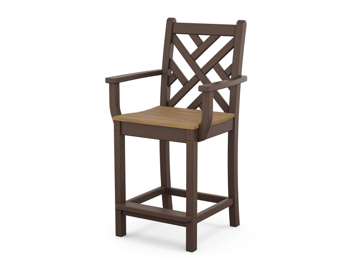 POLYWOOD® Chippendale Counter Arm Chair