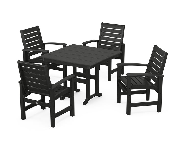 POLYWOOD® Signature 5-Piece Farmhouse Dining Set