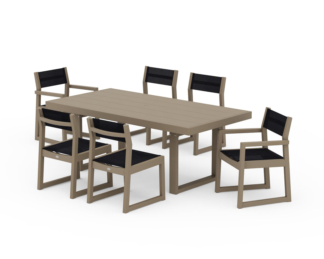 POLYWOOD® EDGE Sling 7-Piece Dining Set