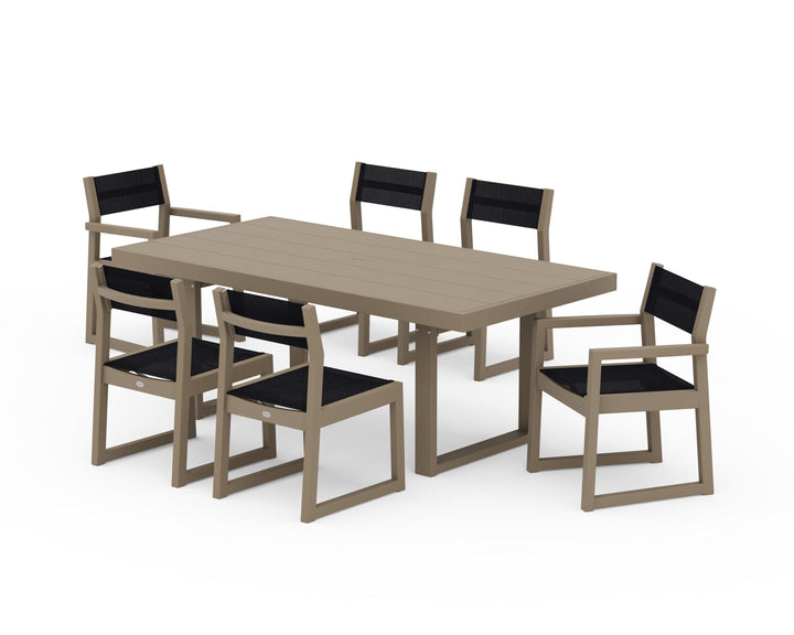 POLYWOOD® EDGE Sling 7-Piece Dining Set