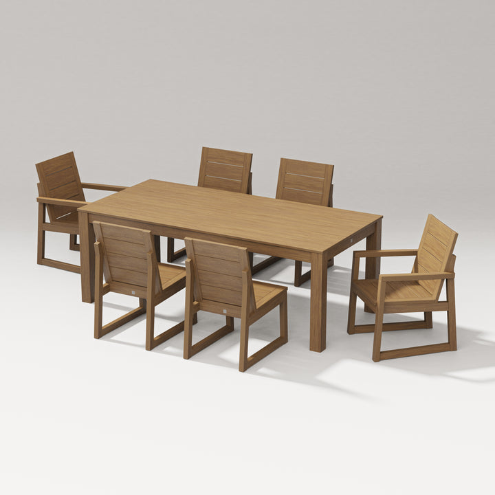 PW Designer Series Elevate 7-Piece Parsons Table Dining Set
