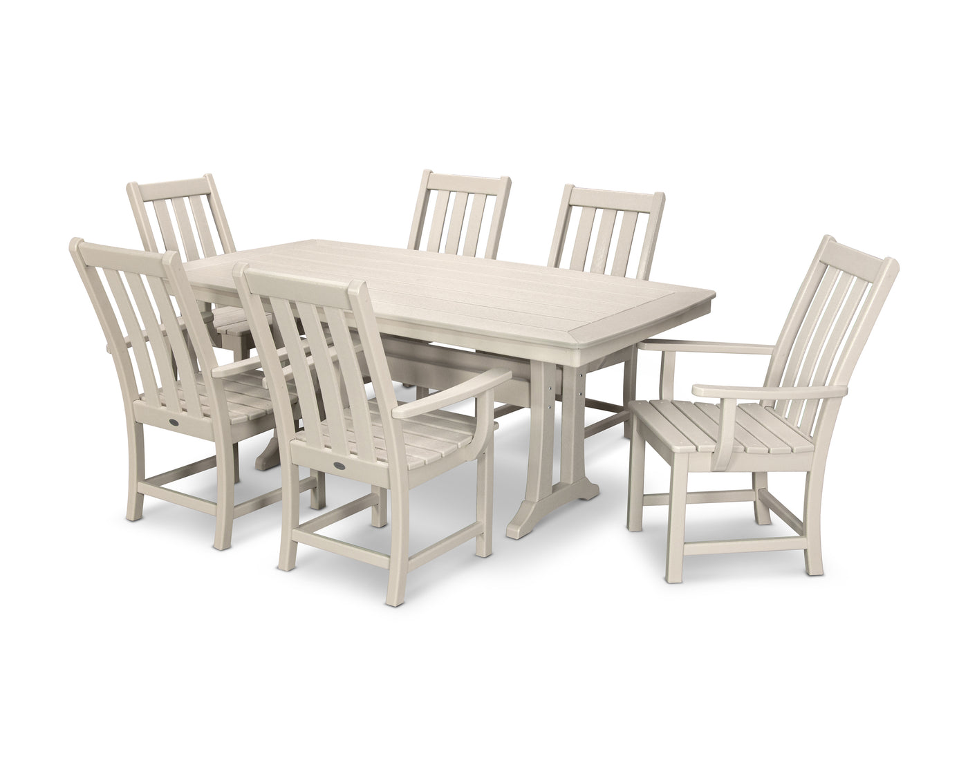 Vineyard 7-Piece Arm Chair Dining Set