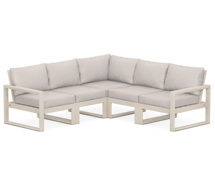 POLYWOOD® EDGE 5-Piece Modular Deep Seating Set
