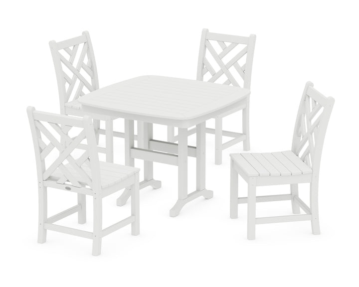 POLYWOOD® Chippendale 5-Piece Side Chair Dining Set