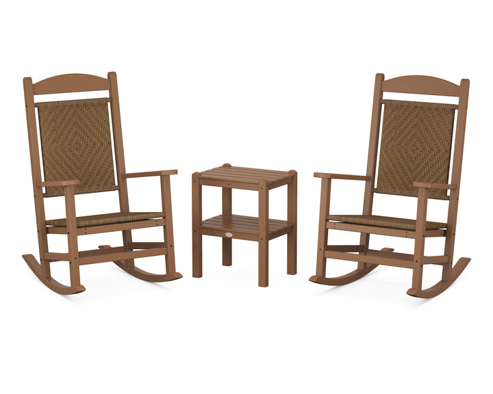 POLYWOOD® Presidential Woven Rocker 3-Piece Set