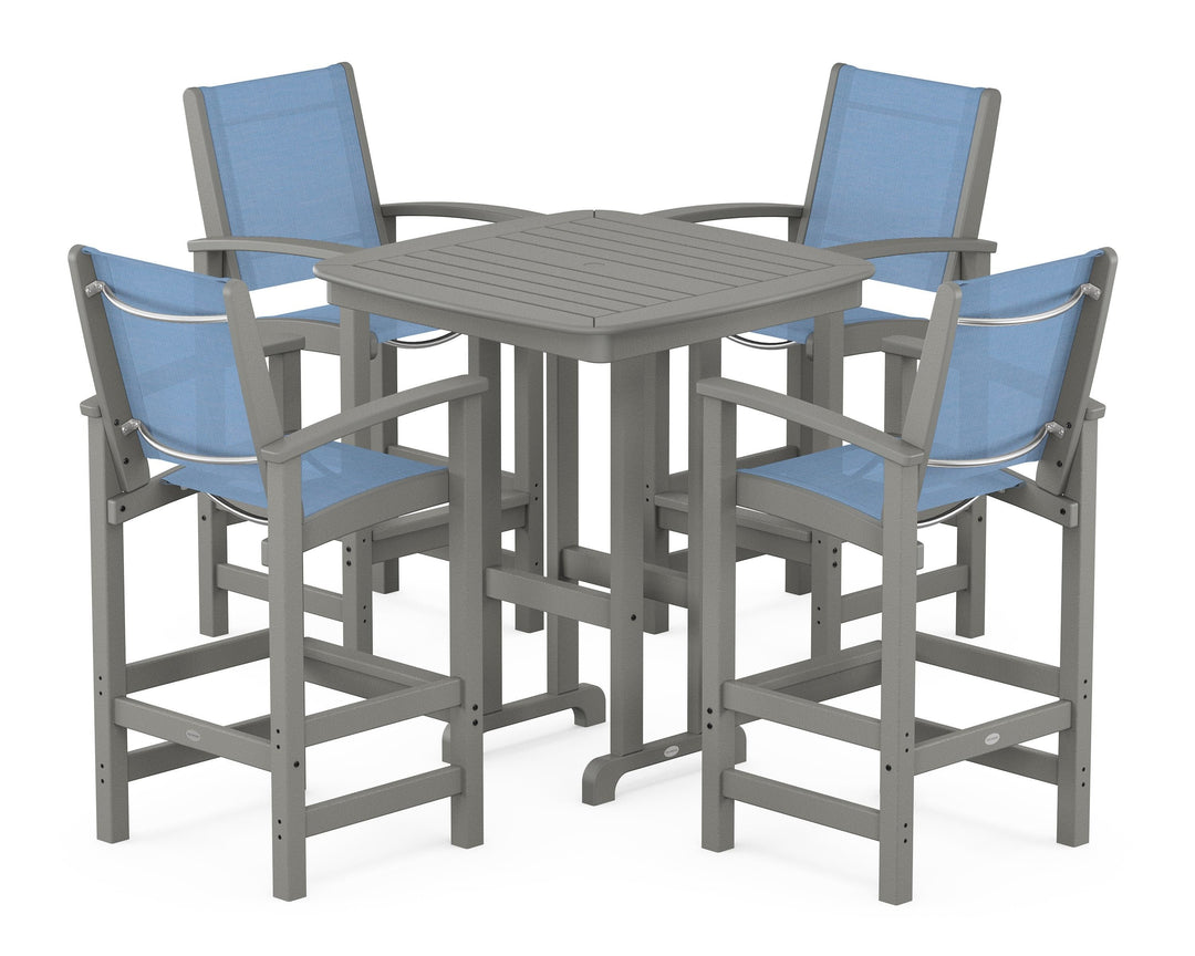 POLYWOOD® Coastal 5-Piece Bar Set
