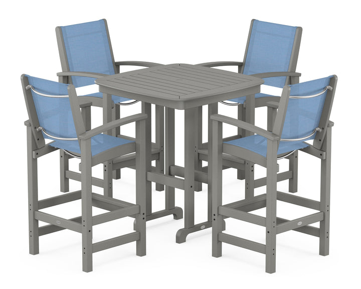 POLYWOOD® Coastal 5-Piece Bar Set