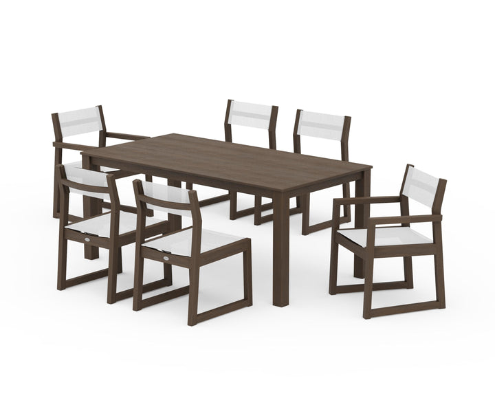 POLYWOOD® EDGE Sling 7-Piece Parsons Dining Set