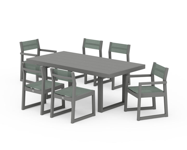 POLYWOOD® EDGE Sling 7-Piece Dining Set