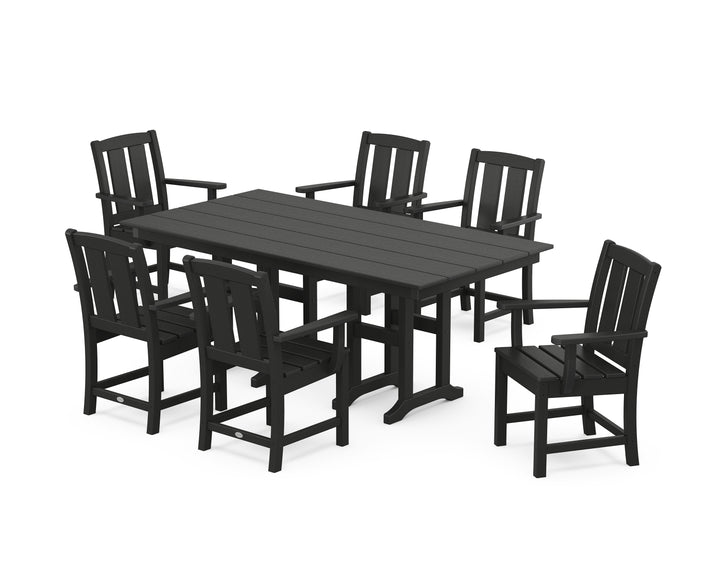 POLYWOOD® Mission Arm Chair 7-Piece Farmhouse Dining Set