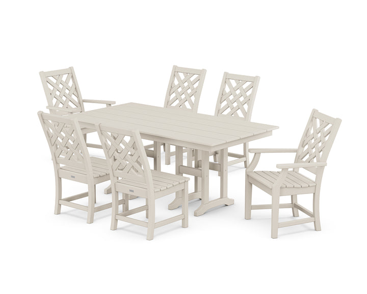 Country Living Wovendale 7-Piece Farmhouse Dining Set