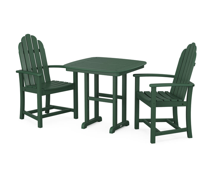 POLYWOOD® Classic Adirondack 3-Piece Dining Set