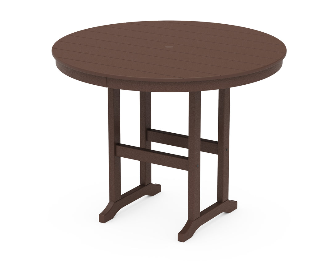 POLYWOOD® 48" Round Farmhouse Counter Table