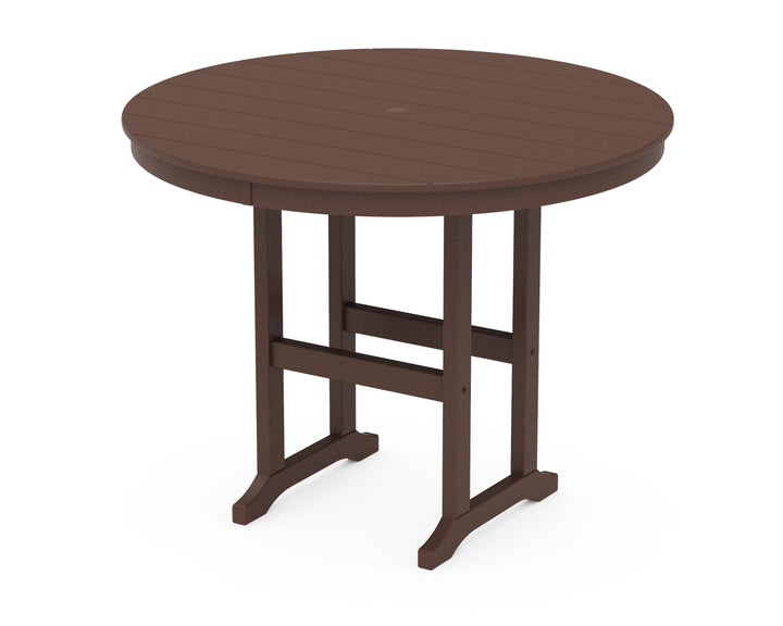 POLYWOOD® 48" Round Farmhouse Counter Table
