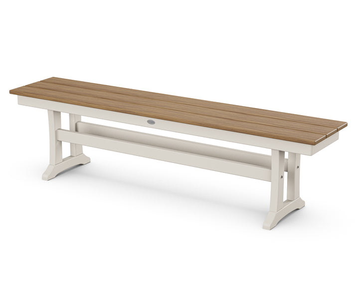 POLYWOOD® Farmhouse Trestle 65" Bench