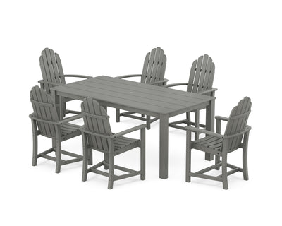 Classic Adirondack 7-Piece Parsons Dining Set