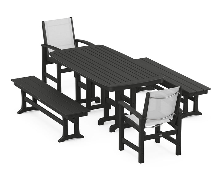 POLYWOOD® Coastal 5-Piece Dining Set