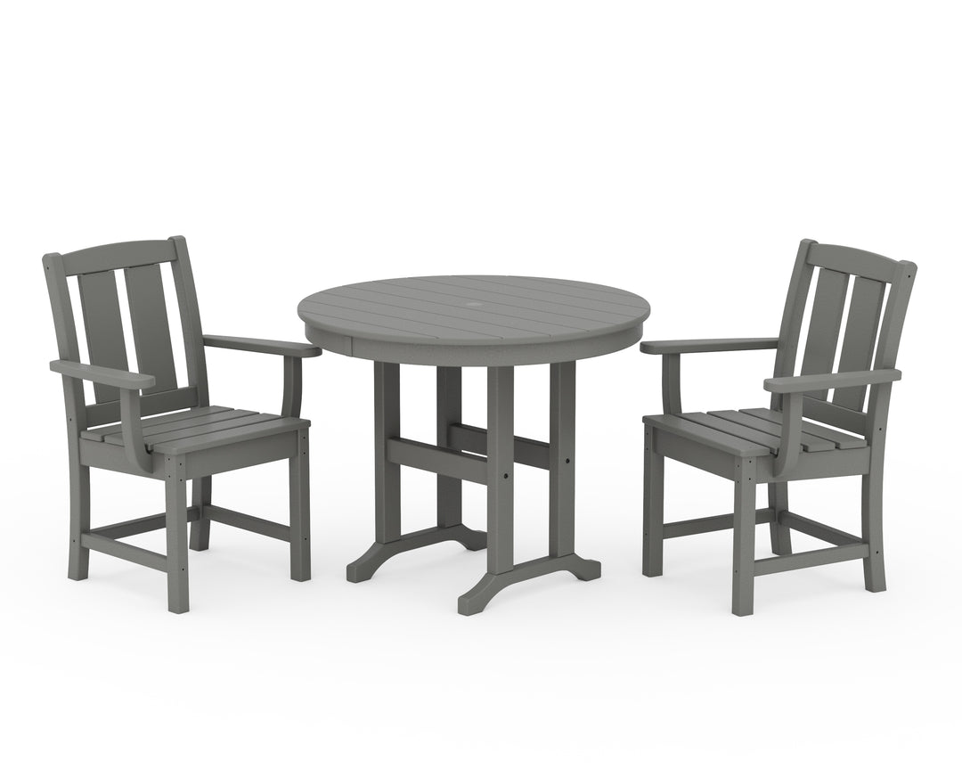 POLYWOOD® Mission 3-Piece Farmhouse Dining Set