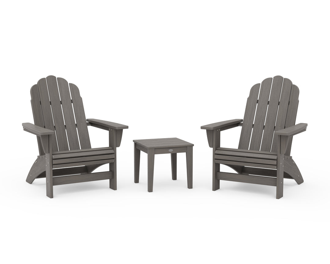 POLYWOOD® 3-Piece Vineyard Grand Adirondack Set