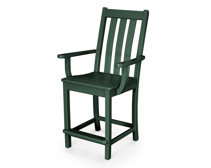 POLYWOOD® Vineyard Counter Arm Chair
