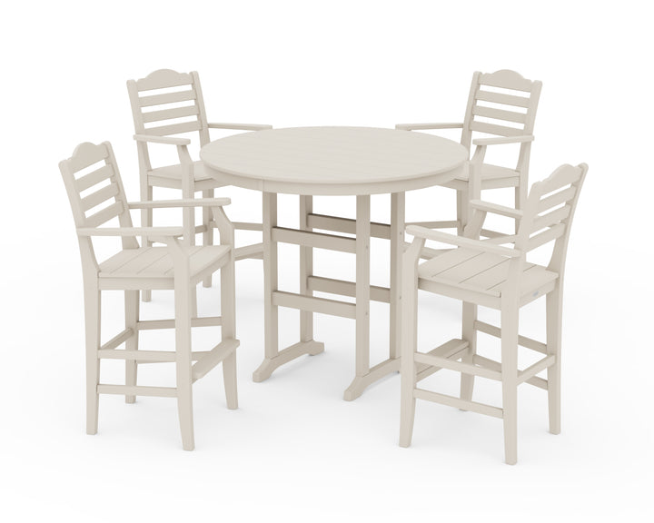 Draper James™ by  POLYWOOD® Savannah 5-Piece Round Farmhouse Bar Set
