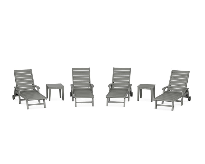 POLYWOOD® Signature Chaise 6-Piece Set with Wheels