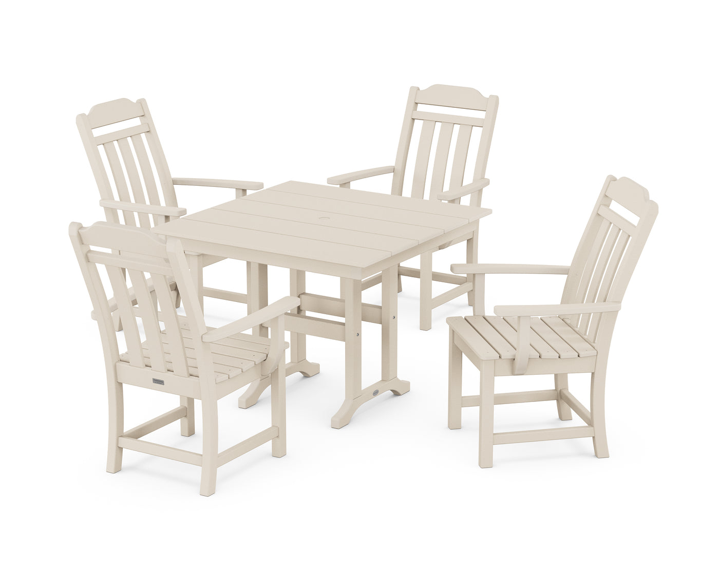 Cottage 5-Piece Farmhouse Dining Set