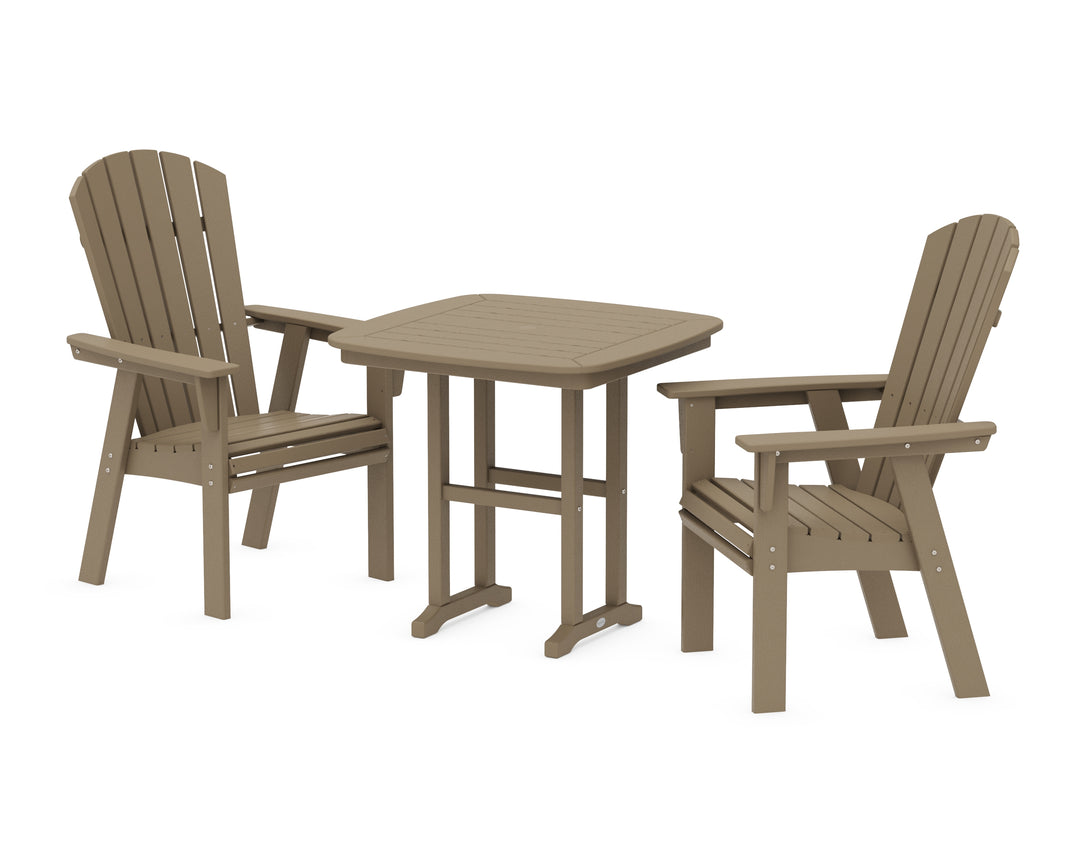 POLYWOOD® Nautical Adirondack 3-Piece Dining Set